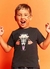 Camiseta Infantil Estampa Menino Halloween Drácula –