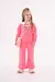 CONJUNTO BLUSÃO E WIDE LEG INFANTIL MENINA (ROSA) UP BABY - loja online