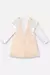 CONJUNTO BLUSA E SALOPETE INFANTIL MENINA (OFF WHITE) UP BABY - comprar online