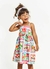 Vestido Infantil Estampa Mural Florido - Alphabeto