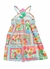 Vestido Infantil Estampa Mural Florido - Alphabeto