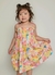 Vestido Infantil Estampa Folhinhas Alphabeto - comprar online