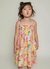 Vestido Infantil Estampa Folhinhas Alphabeto