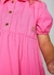 Vestido Sarja Infantil Borbohouse – Tam. 1 a 10 anos – Rosa - comprar online