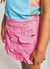 Short Saia Infantil Sarja Borbohouse – Tam. 1 a 10 anos – Rosa - comprar online