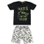 Conjunto Infantil Menino Camiseta e Bermuda Dinossauro Up Baby