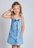 Vestido Infantil Jeans Gatinha Florida