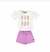 Conjunto Menina Blusa E Short (Branco) Up Baby - comprar online