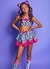 Conjunto Infantil Top + Saia Carnaval - comprar online