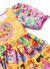 Vestido Infantil Menina Estampa Eu Amo Arraiá – Tam. 1 a 10 anos – Roxo e Amarelo - Anjinho da guarda