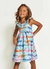 Vestido Infantil Estampa Mar Em Cores