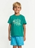 Conjunto Infantil Menino Camiseta + Bermuda Estampa Dino