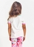 Blusa Infantil Menina Estampa Passeio no Museu - Tam. 2 a 12 anos – Off White - Anjinho da guarda