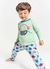 Pijama Infantil Menino Estampa Monster Party - Tam. 1 a 10 anos – Kiwi e Azul - comprar online