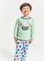 Pijama Infantil Menino Estampa Monster Party - Tam. 1 a 10 anos – Kiwi e Azul