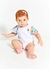 Body Infantil Bebê Menina Estampa Mar de Flores – Tam. 3 a 18 meses – Branco