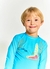 Blusa UV Infantil Menino Estampa Dilo, o Crocodilo – Tam. 6 meses a 12 anos – Azul Ceruleo na internet