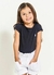 Blusa Infantil Menina Basiquinho – Tam. 1 a 12 anos – Cores