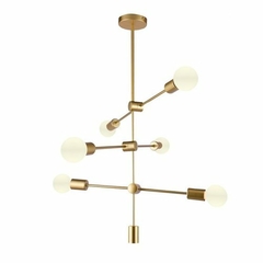 PENDENTE EDISON II 6XE27 DOURADO