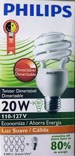 Lâmpada Fluorescente Twister Dimerizável 127V