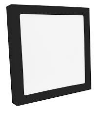 Painel sobrepor em LED JET BLACK 17x17 SAVE ENERGY 3000K PRETO