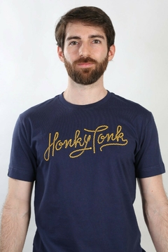 Camiseta Honky Tonk - Country Rope - Azul Marinho