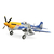 Aviao Aeromodelo E-flite p 51d mustang 1.5m bnf basic efl01250