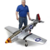 Aviao Hangar P-51d Mustang 60cc Arf,89" Han4770