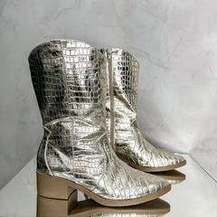 Bota Cowboy Dourada - comprar online