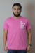 Imagem do Camiseta Rosa Chiclete com frases