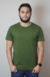 Camiseta Básica 100% Algodão Verde Musgo - comprar online