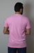 Camiseta básica 100% Algodão Rosa Estonada na internet