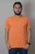 Camiseta básica 100% Algodão Laranja Estonada - comprar online