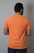 Camiseta básica 100% Algodão Laranja Estonada na internet