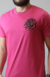 Camiseta com Rosa Cor Rosa Penelope Mescla