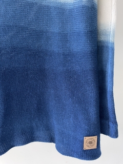 Sweater Alma crudo degrade indigo - comprar online