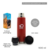 TERMO DISCOVERY DE ACERO INOX 500ML ROJO PICO MATERO 13614 - c en internet