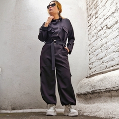 Jumpsuit Cargo Negro