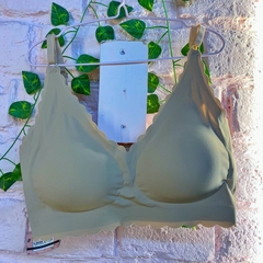 Top Bra Sin Costuras Nude Claro