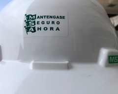 Ala ancha casco MSA amarillo - Mirsi Seguridad industrial para trabajador y equipo de proteccion personal tienda de epp industrial para trabajo, seguridad e higiene