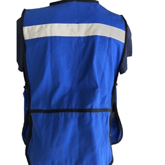 Chaleco brigadista azul rey - Mirsi Seguridad industrial para trabajador y equipo de proteccion personal tienda de epp industrial para trabajo, seguridad e higiene