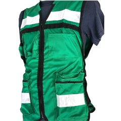 Chaleco brigadista verde bandera - Mirsi Seguridad industrial para trabajador y equipo de proteccion personal tienda de epp industrial para trabajo, seguridad e higiene