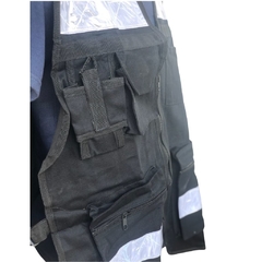 Chaleco brigadista negro - Mirsi Seguridad industrial para trabajador y equipo de proteccion personal tienda de epp industrial para trabajo, seguridad e higiene