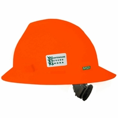 Ala ancha casco MSA Naranja