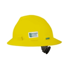 Ala ancha casco MSA amarillo