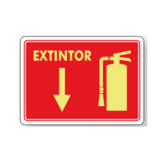 Señalamiento extintor (horizontal)