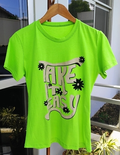 T-shirt em Algodão Verde Lima - Priscila Vignol Store