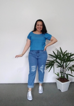 Imagem do Blusa Jeans em Viscose