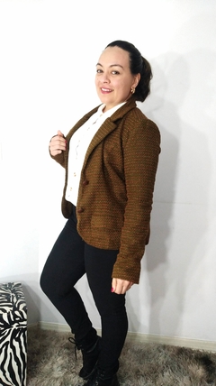 Blazer Vintage de Lã Tweed Sofia na internet