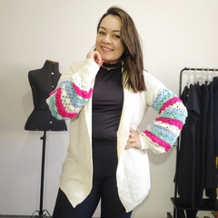 CARDIGAN BUSAN DE TRICÔ COLLOR OFF - comprar online